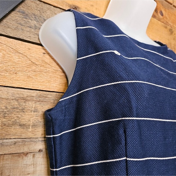 The limited women's navy blue dress with stripes size 6 - Picture 8 of 13